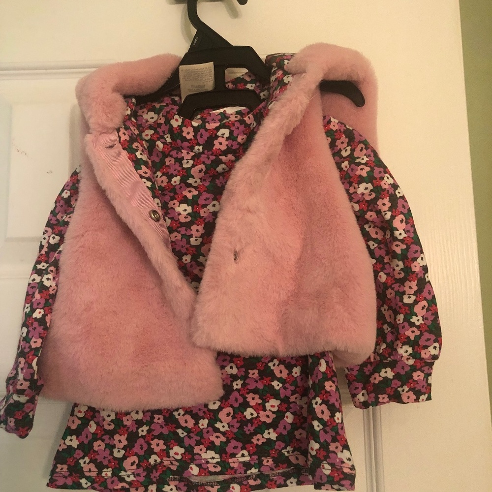 Baby girl Angora Pink 3 piece set